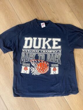 Vintage Duke Basketball National Championship Shirt